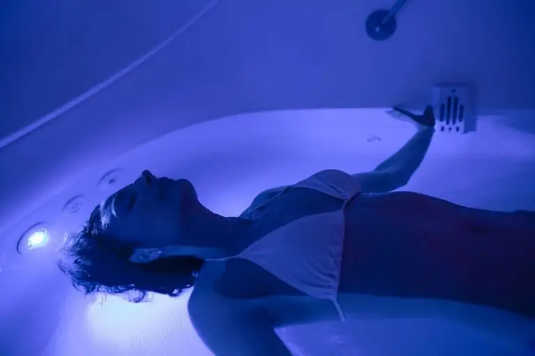 Stress relief with sensory deprivation