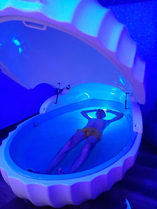 Float therapy for restful sleep
